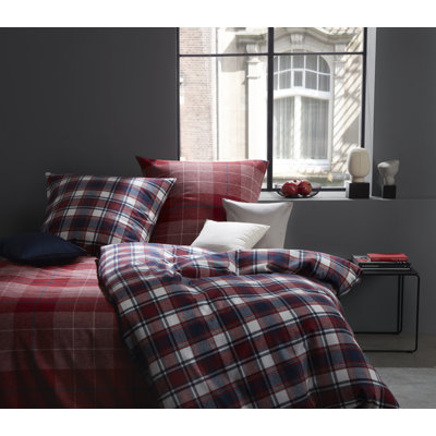 Lech Flannel Microfibre 110 TC Reversible 2 Piece Duvet Cover Set