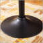 Ensemble de table de bar ronde à hauteur réglable et tabouret de bar pivotant en cuir reconstitué noir-1862713801-1862713800-1862713812