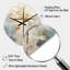 Horloge murale beige en forme de croix de Jésus II - Christianisme asymétrique en métal, horloge murale beige-106199660
