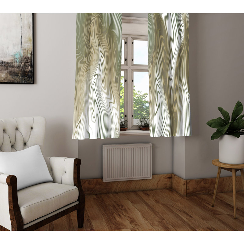 Paire de rideaux semi-transparents, L 20 po x L 61 po