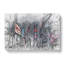 Theater District in Manhattan New York in Abstract - Wrapped Canvas-55303121