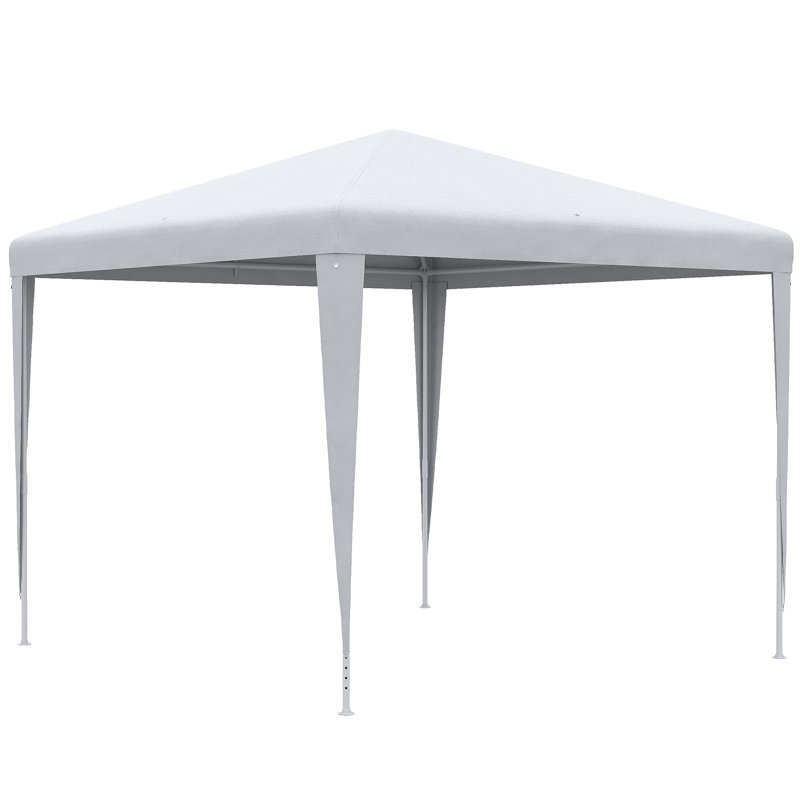 Arvell 2.7m x 2.7m Metal Party Tent, White