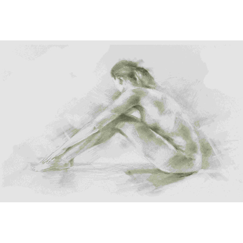 " Form Study II " by Ethan Harper Painting Print, 24" H x 36" W  