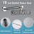 10" Wall Mounted Shower with High Pressure Rain Shower Head & 5-Function Handheld Shower Head-119150965