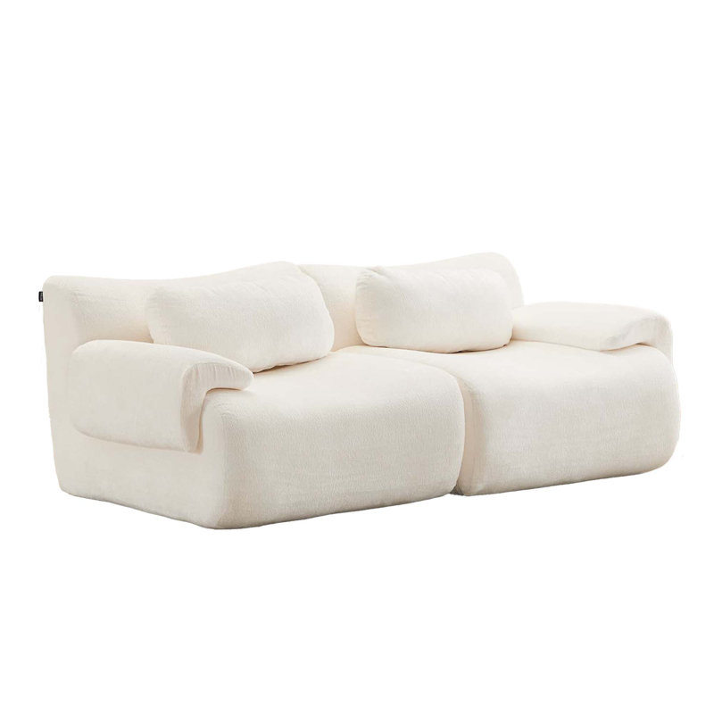 Canapé modulaire Cloud Couch, canapé modulaire en chenille, design minimaliste moderne pour le salon, siège profond et dossier de soutien, base antidérapante, aucun assemblage requis