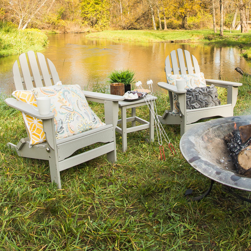 Leighton 2 - Person Patio Conversation Set, Light Gray