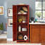 L'armoire à 8 portes avec 4 tablettes ajoute du charme à la décoration intérieure de 72 portes d'une hauteur de 72,4 po