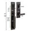 Ensemble de poignées cylindriques simples Xanthis avec levier Utica-69027624