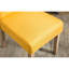 Chaises de salle à manger modernes, bois massif, sièges de conception jaune, pièce-1739487810