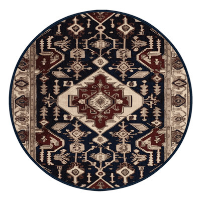 Machine Washable Persian Black Area Rug