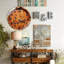 Horloge murale en bois Elk Deer