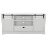 80 inch Traditional Solid Wood Sliding Barn Door TV Stand
