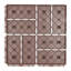 Carreaux de plastique emboîtables en plastique, paquet de 36, terrasses de café pour terrasse-91215404