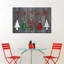 «Hanging Christmas Trees», reproduction sur toile-698091344