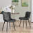 Heitger Leather Upholstered Side Chairs Modern Dining Chairs, Wingback Dining Room Chair-1132972913
