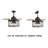 Cruzville 910'' Ceiling Fan with Light Kit