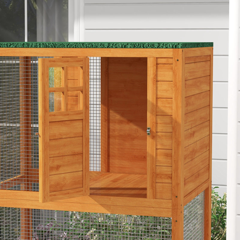 Maison d'extérieur pour chat 74 po, Orange