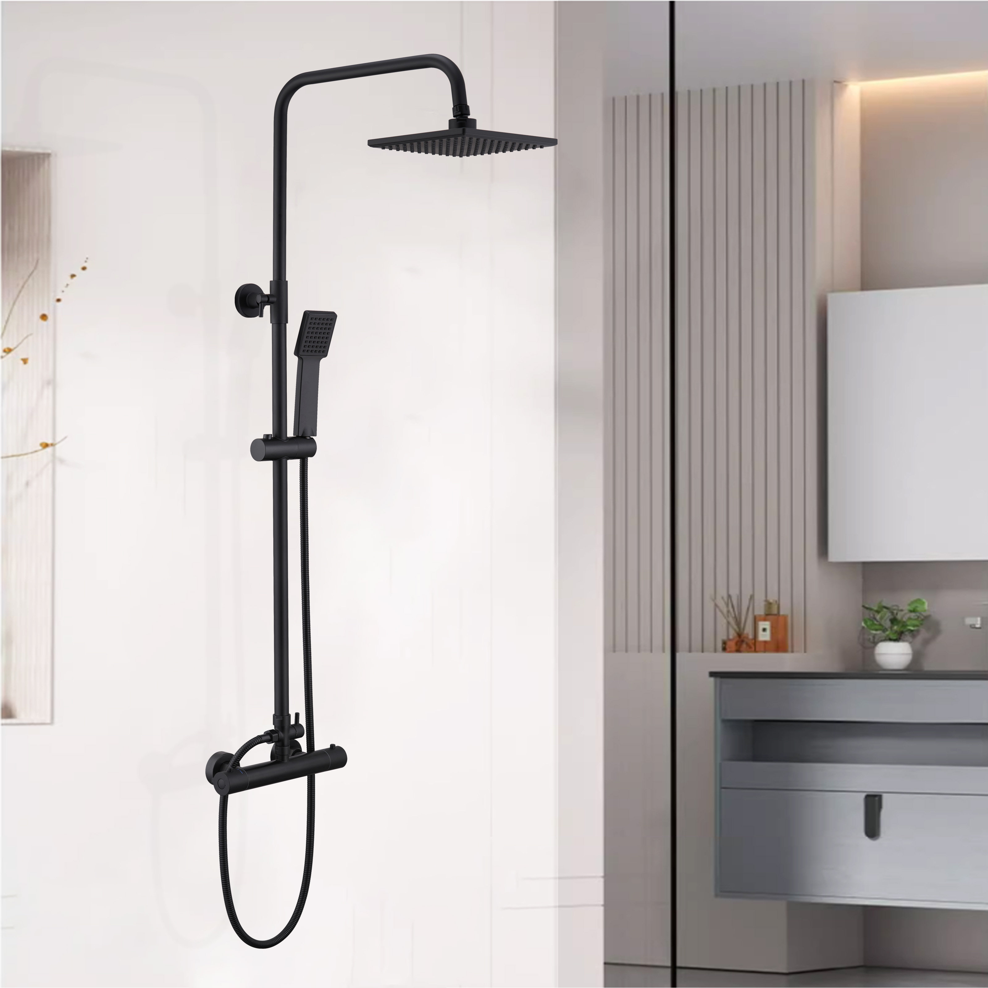 Belfry Bathroom Leidi Complete Shower System | Wayfair.co.uk