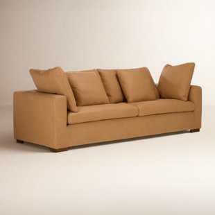 Blanca 98" Genuine Leather Sofa