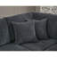 Ensemble de canapé modulaire surdimensionné surdimensionné, canapé en L, velours côtelé, rembourré, assise profonde, 5 places, 5 coussins décoratifs et 6 coussins de dossier, salon, appartement