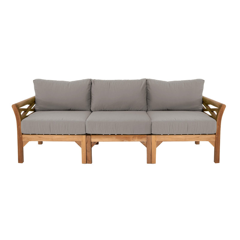 Boduram Outdoor 3 - Seat Patio Sofa, Antique Beige