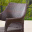 Chaise d'extérieur en résine, 52637,00MBRN KD MP4