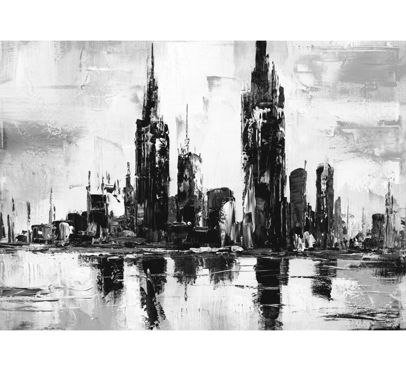 Décor urbain sur toile Mono Urban Cityscapes