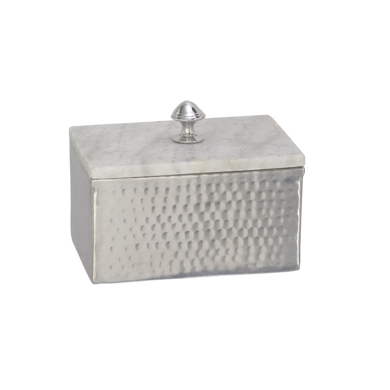 Boîte marbré en aluminium