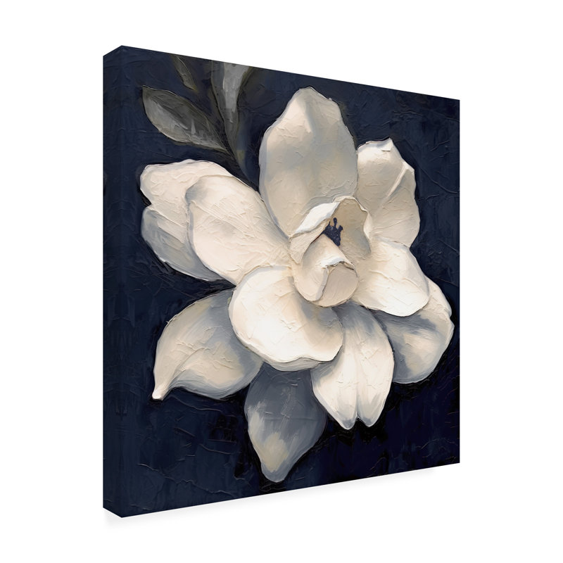 Art sur toile Sasha Night Magnolia, H 18 po x l 18 po x P 2 po