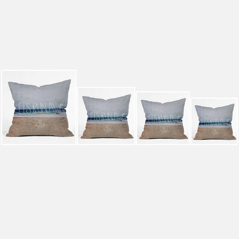 Lets Run Away III Square Pillow Cover & Insert, 20" x 20"