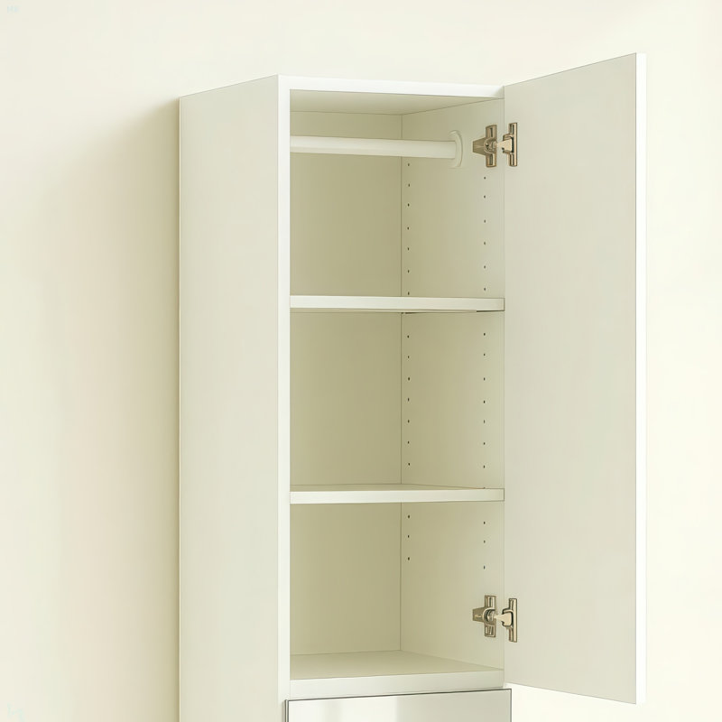 Armoire modulaire en bois avec miroir Elise