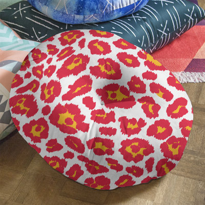 City Tufted Round Pillow Cover & Insert