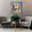 Art mural sur toile Red Barrel Studio «Must Love Dogs Golden Retriever» par Lindsay Kivi, 37 po x 37 po
