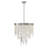 Meily 6 Light Antique Silver Chandelier-1204119621