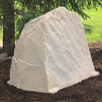 Artificial Rock Cover 45 in L x 36 in W x 42 in H Sandstone