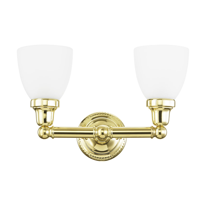 Amida 2 - Light Dimmable Vanity Light, Polished Brass