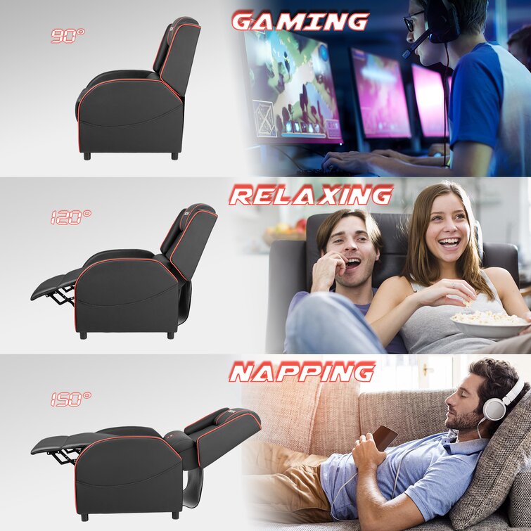  Homall Gaming Massage Recliner Chair Racing Style