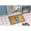 Dalmatian Hippie Dawg Doormat-2085365271