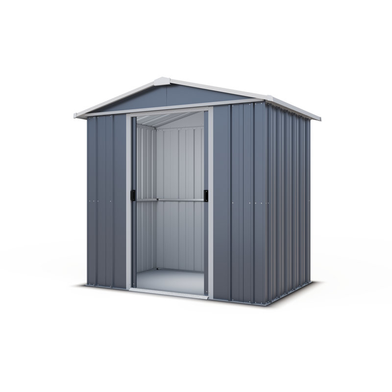 Apex 6 ft. W x 4 ft. D Metal Garden Shed