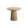 Foundry Select Faux Travertine Bistro Table Tithi Concrete Patio Table for Indoor and Outdoor Use