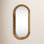 Ozma 21" Mango Wood Oval Mirror