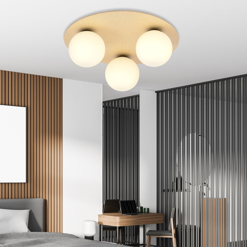 Siratro Glass Flush Mount