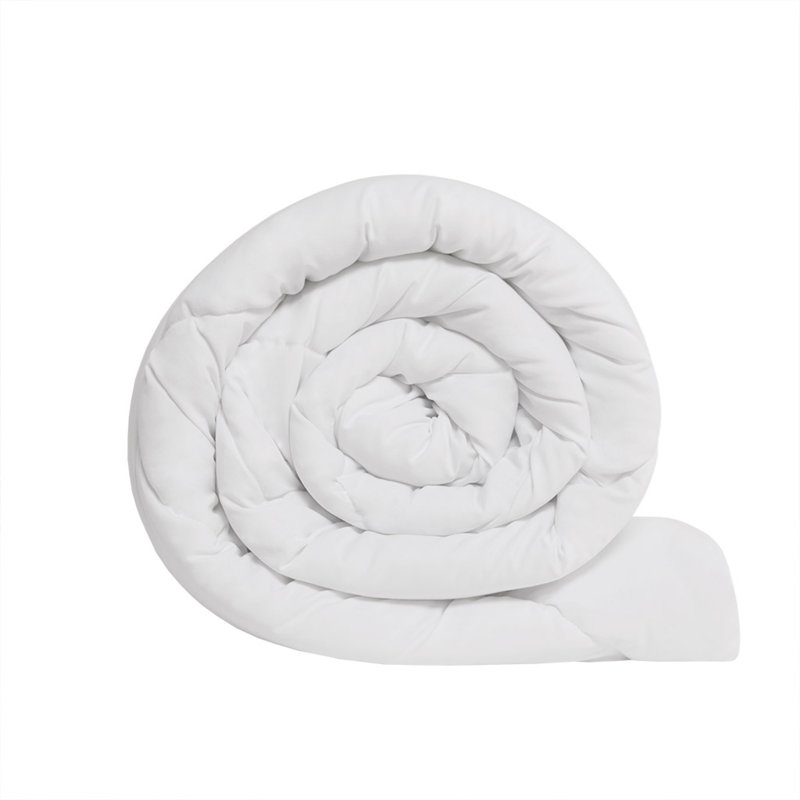 Year-round Comfort Bedding Sets, White Polyester, Modern Home Use