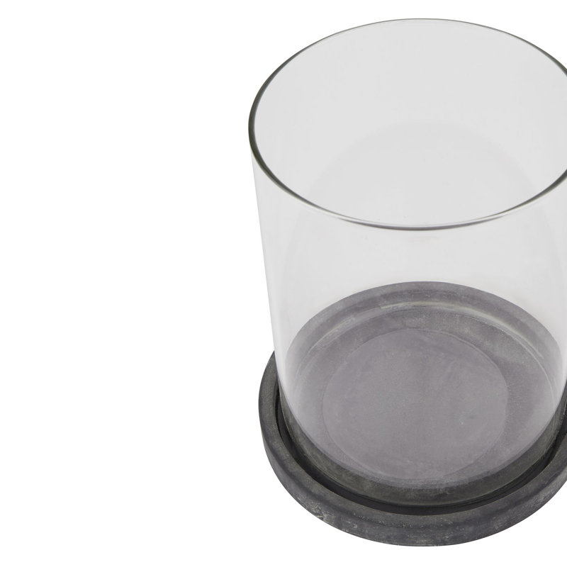Andrian Ceramic Candle Accessories, Grey, 21cm H x 18cm W x 18cm D