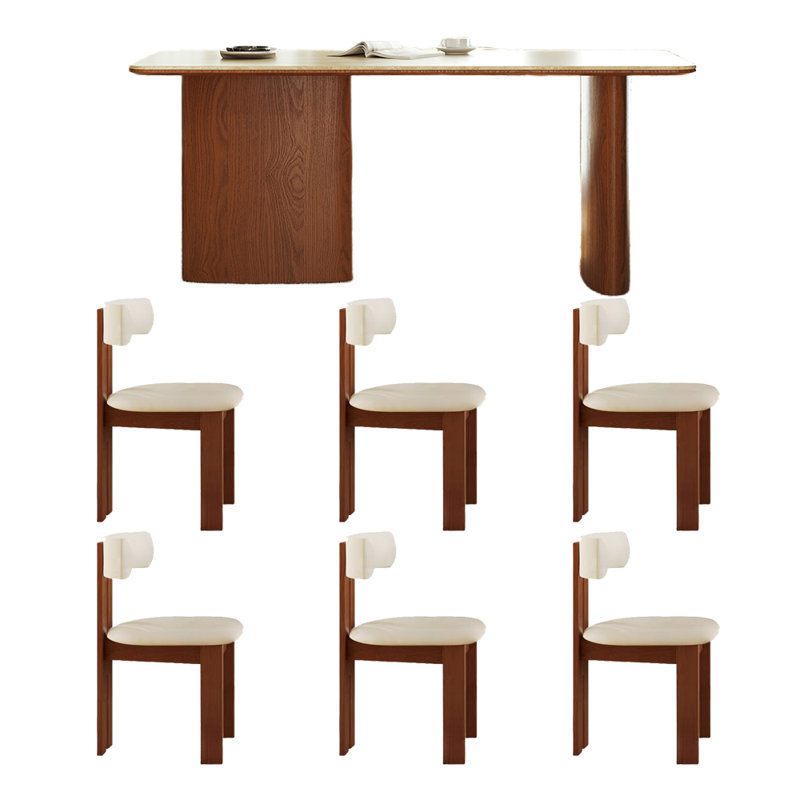 Ensemble de table et chaises Vintage Home Rock Slate, H 29,52 po x L 70,86 po x l 31,49 po