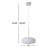 Maynes 1 - Light Single Geometric LED Pendant