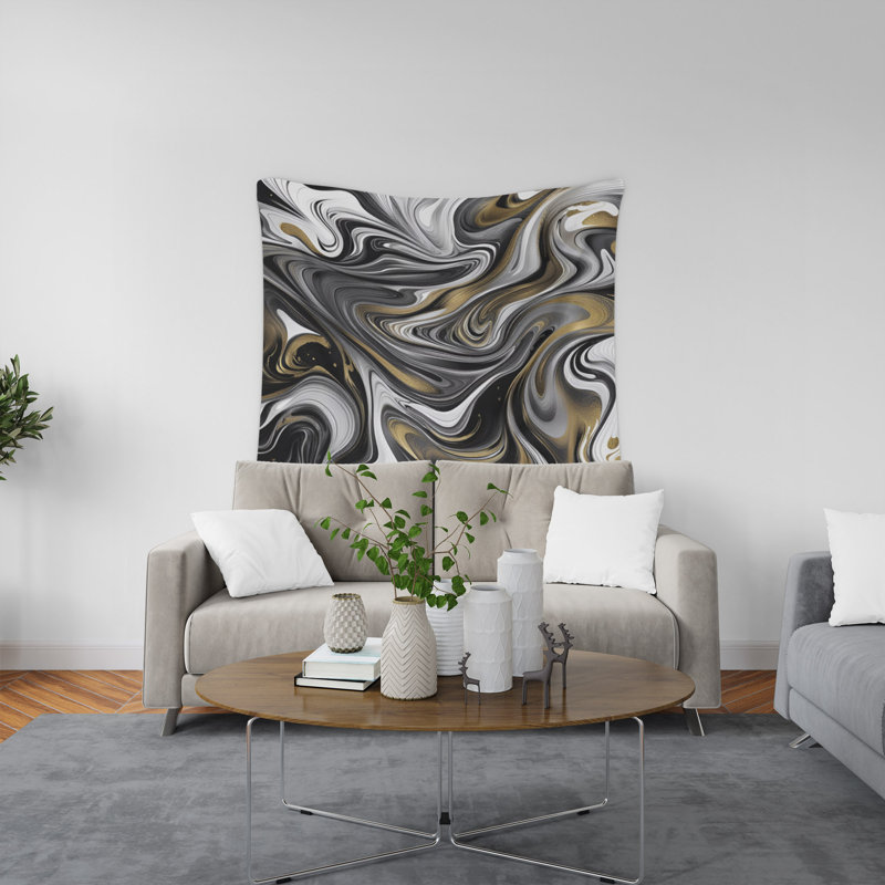 Tapisserie murale, H 80 po x l 68 po