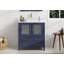 Ensemble de meuble-lavabo simple avec miroir -62326234-116868046