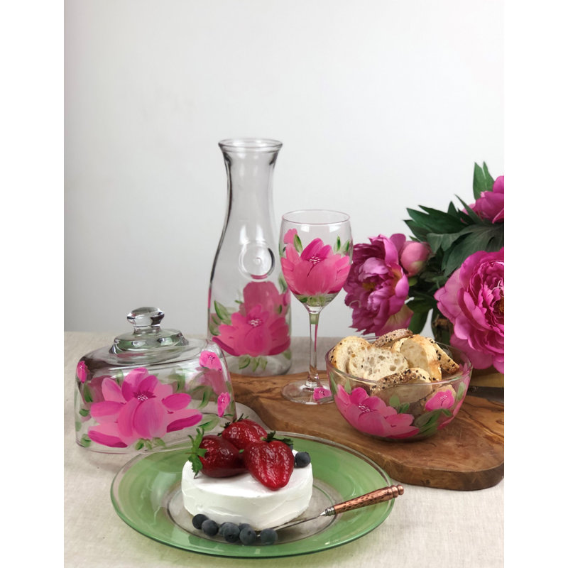 Peony 7.25oz. Martini Glass Set