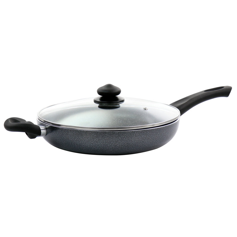 Poêle à sauter antiadhésive en aluminium 3,5 pte avec couvercle Oster